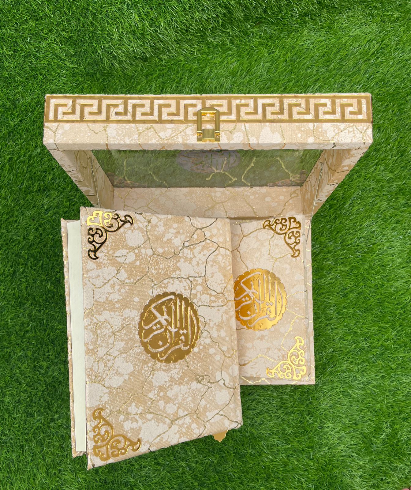 Premium Quran Gift Set with Acrylic Box - 11 Colors Available